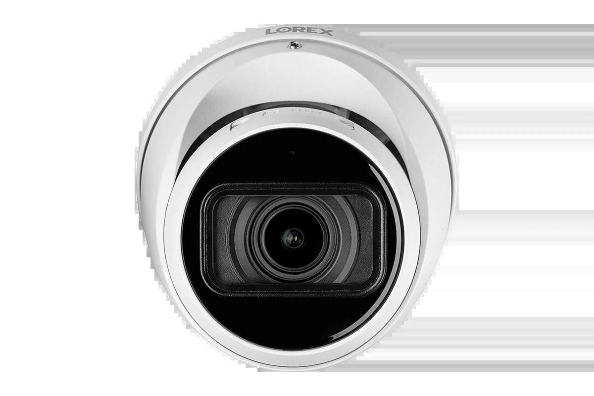 Lorex 4K (16 Camera Capable) 4TB Wired NVR System with Nocturnal 3 Smart IP Dome Cameras with Listen-In Audio and Motorized Varifocal Lenses
