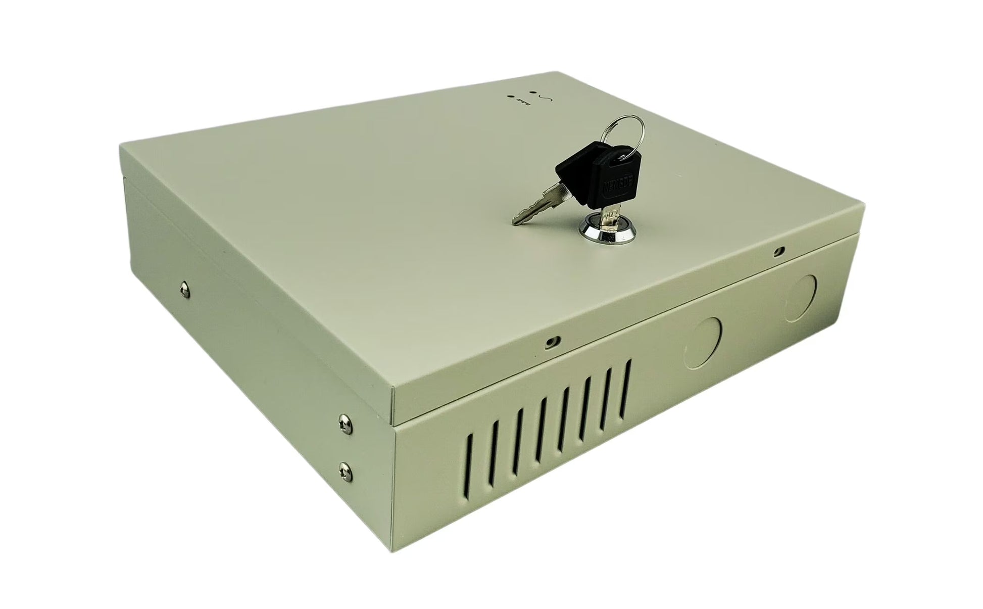 16 Channel DC 12V 10A CCTV Distributed Power Supply Box with DC Male Power Conenctors for Security Cameras and DVR
